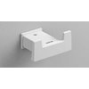 Двойной крючок для полотенец Sonia S-CUBE, белый матовый (176359) Крючки для халатов и полотенец Sonia