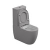 Унитаз-компакт GSG Like, с сиденьем Soft Close, Bicolore fumo satinato (LKCIMBL 038+ACS82+LKMBL BI 000 038+ACS51+LKCOPRSLTICR 038) Напольные С бачком (в комплекте)