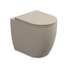 Унитаз напольный безободковый GSG Like, с сиденьем Soft Close, Sabbia satinato (LKWC01 034+ACS51+LKCOPRSLTICR 034) Напольные 