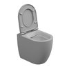 Унітаз підлоговий безободковий GSG Like, з сидінням Soft Close, Bicolore perla satinato (LKWC01 BI 000 033+ACS51+LKCOPRSLTICR 033) Підлогові 