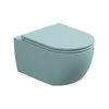 Унитаз подвесной безободковый GSG Like, с сиденьем Soft Close, Ice satinato (LKWCSO 037+ACS40+LKCOPRSLTICR 037) Подвесные 