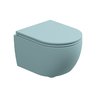 Унитаз подвесной безободковый GSG Like, с сиденьем Soft Close, Ice satinato (LKWCSOXXS 037+ACS40+LKCOPRSLTICR 037) Подвесные 