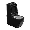 Унітаз-компакт GSG Brio, з сидінням Soft Close, Bicolore nero lucido (BRCIMBL 002+ACS82+BRMBL BI 000 002+ACS51+BRCOPRSLTICR 002) Підлогові З бачком (в комплекті)