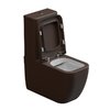 Унітаз-компакт GSG Brio, із сидінням Soft Close, Bicolore cacao satinato (BRCIMBL 035+ACS82+BRMBL BI 000 035+ACS51+BRCOPRSLTICR 035) Підлогові З бачком (в комплекті)