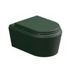 Унитаз подвесной безободковый GSG Cruise, с сиденьем Soft Close, Smeraldo satinato (CRWCSO 036+ACS40+CRCOPRSLTICRCN 036) Подвесные 