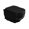 Унитаз подвесной SG Time, с сиденьем Soft Close, Nero lucido (TIWCSO 002+ACS40+TICOPRCCCR 002) Подвесные 