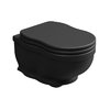 Унитаз подвесной SG Time, с сиденьем Soft Close, Nero matt (TIWCSO 003+ACS40+TICOPRCCCR 003) Подвесные 