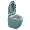Унитаз напольный безободковый GSG Touch, с сиденьем Soft Close, Bicolore ice satinato (TOWC01SC BI 000 037+ACS51+TOCOPRTICR 037) Напольные 