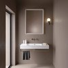 Керамическая раковина 125х50 см Catalano Zero, Bianco lucido (01 2126 0001) На столешницу, Подвесные Прямоугольные