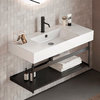 Раковина керамическая 100х47 см Catalano Premium, Bianco lucido (02 2101 1001) На столешницу, На тумбу, Подвесные Прямоугольные