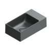 Керамическая раковина 40х23 см Catalano Premium, Nero satinato (02 2041 0022) На столешницу, На тумбу, Подвесные Прямоугольные