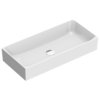 Керамическая раковина 75х35 см Catalano Premium, Bianco lucido (02 2275 0001) На столешницу, На тумбу Прямоугольные