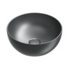 Раковина керамическая Ø40 h15 см Catalano Green, Nero satinato (04 2340 0022) На столешницу, Накладной Круглые
