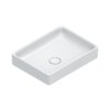 Раковина керамическая 50х38 см Catalano Green, Bianco lucido (04 2250 0001) На столешницу, Накладной Прямоугольные