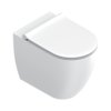 Напольный безободковый унитаз Catalano Sfera, с сиденьем Soft Close, Bianco satinato (05 1455 0021+05 5120 0021) Напольные 