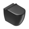 Напольный безободковый унитаз Catalano Sfera, с сиденьем Soft Close, Nero satinato (05 1455 0022+05 5120 0022) Напольные 