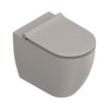 Напольный безободковый унитаз Catalano Sfera, с сиденьем Soft Close, Tortora satinato (05 1455 0032+05 5120 0032) Напольные 