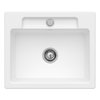 Кухонна мийка 60х51 см Villeroy&amp;Boch Siluet 60 S, Stone White (334601RW) Врізні зверху Прямокутні 
