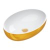Керамическая раковина 60х42 см Catalano Sfera, Oro/Bianco (05 2260 0042) На столешницу, На тумбу Овальные