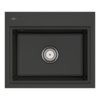 Кухонная мойка 60х51 см Villeroy&Boch Subway Style 60 S, Pure Black (33661FR7) Врезные сверху Прямоугольные 
