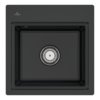 Кухонна мийка 50х51 см Villeroy&amp;Boch Subway Style 50 S, Pure Black (33551FR7) Врізні зверху Прямокутні 