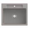 Кухонна мийка 60х51 см Villeroy&amp;Boch Siluet 60 S Flat, Fossil (33461FKD) Врізні зверху Прямокутні 