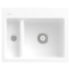 Кухонная мойка 58,5х47,5 см Villeroy&Boch Subway 60 XM flat, White Alpin (67801FR1) Врезные сверху Прямоугольные 