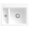 Кухонна мийка 58,5х47,5 см Villeroy&amp;Boch Subway 60 XM flat, Stone White (67801FRW) Врізні зверху Прямокутні 