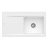 Кухонная мойка 88х49 см Villeroy&Boch Subway Style 50 Flat, Stone White (33511FRW) Врезные сверху Прямоугольные 