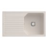Кухонна мийка 84х49 см Villeroy&amp;Boch Linara 50 Flat, Crema (33851FKR) Врізні зверху Прямокутні 