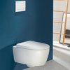 Унитаз подвесной безободковый с крышкой, Geberit iCon TurboFlush, белый (503.045.00.1) Подвесные 