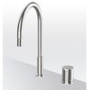 Смеситель для кухни GRB Kitchens Aura Extendable nozzle Isola, нержавеющая сталь PVD (75850793) Для кухни Нерж. сталь