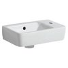Раковина с сокращенным вылетом Geberit Selnova Compact, белый (501.517.00.7) На тумбу, Подвесные Прямоугольные