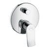 Змішувач Hansgrohe Metris (31493000) Для ванни, Для душа Хром