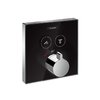 Термостат Hansgrohe ShowerSelect (15738600) Для ванни, Для душа Хром, Чорний
