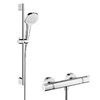 Душовий комплект Hansgrohe Croma Select E (27081400) Для душа Хром-білий