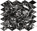 Плитка Piemme Valentino Majestic Net Glam Black Lev 31*35 (02621) Для кухні, Для громадських приміщень, Для житлових приміщень, Для ванної