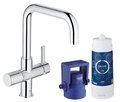 Змішувач зі стартовим комплектом GROHE Blue Pure (31299001) Для кухні Хром
