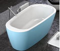Ванна акрилова Kolpa San Adonis-FS 180x80 White-Blue (3838987 596349) Kolpa San Овальні