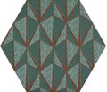 Плитка Ornamenta Décor Diamond Hexagon D23 (DE23DA) Ornamenta Для кухни, Для общественных помещений, Для жилых помещений, Для ванной