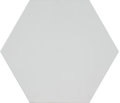 Плитка Ornamenta Décor White Hexagon D23 (DE23W) Ornamenta Для кухни, Для общественных помещений, Для жилых помещений, Для ванной