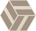 Плитка Ornamenta Corebasics Run-Up Ivory Hexagon D60 (CB60RI) Ornamenta Для кухни, Для общественных помещений, Для жилых помещений, Для ванной