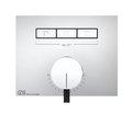 Однорычажный смеситель на 2 потребителя Gessi Hi-Fi (63081-031) Для ванны, Для душа Хром