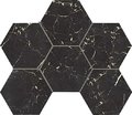 Плитка Piemme Valentino Marmi Reali Mat Esagono Nero Reale Ret 29*41,5 (00411) Для кухні, Для громадських приміщень, Для житлових приміщень, Для ванної