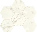 Плитка Piemme Valentino Marmi Reali Mat Esagono Statuario Gold Ret 29*41,5 (00408) Для кухні, Для громадських приміщень, Для житлових приміщень, Для ванної