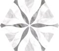 Плитка Equipe Ceramicas Bardiglio Hexagon Flower 17, 5x20 (23772) Для кухні, Для ванни, Для громадських приміщень, Для житлових приміщень