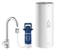 Смеситель и бойлер для раковины GROHE Red Mono L-size (30080001) Для кухни Хром
