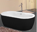 Ванна акриловая Kolpa San Siris-FS 178x88 White-Black (3838987 596387) Kolpa San Овальные