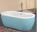 Ванна акриловая Kolpa San Siris-FS 178x88 White-Blue (3838987 596370) Kolpa San Овальные