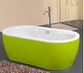 Ванна акриловая Kolpa San Siris-FS 178x88 White-Green (3838987 596394) Kolpa San Овальные